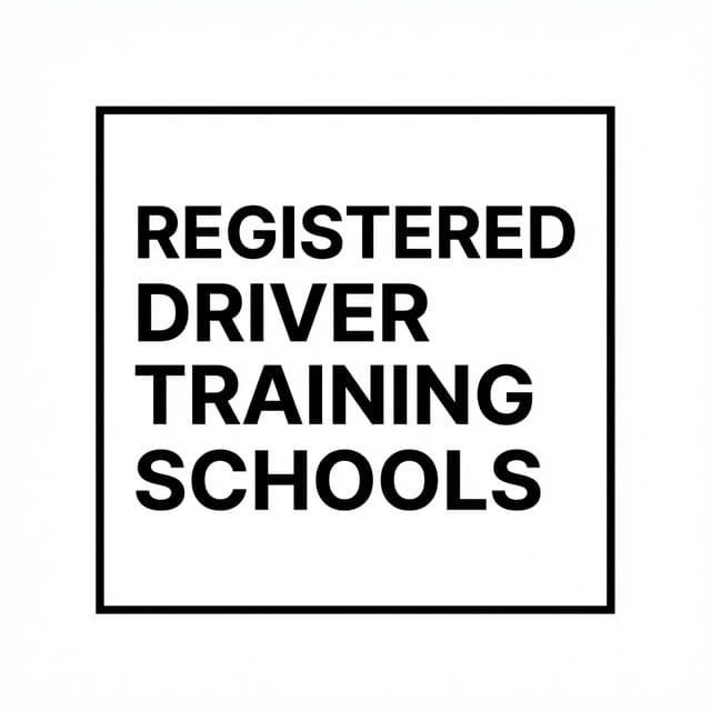REGISTERED DRIVER TRAINING SCHOOLS
